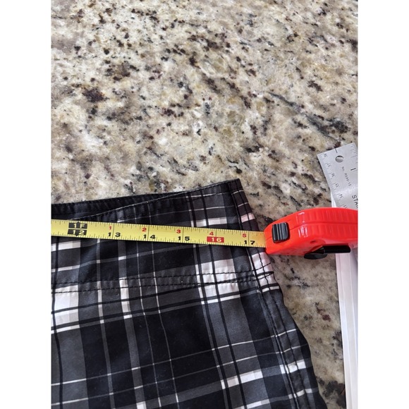 Massimo Men's Size 34 Swimsuit 9 Inch Inseam, Black White.‎ 3510 - Picture 5 of 7